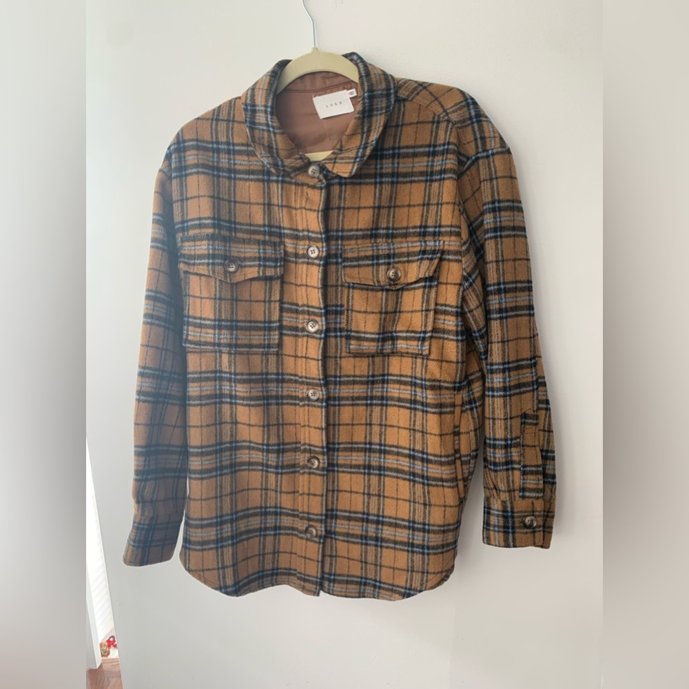 Cute Flannel Fall Jacket from Lush